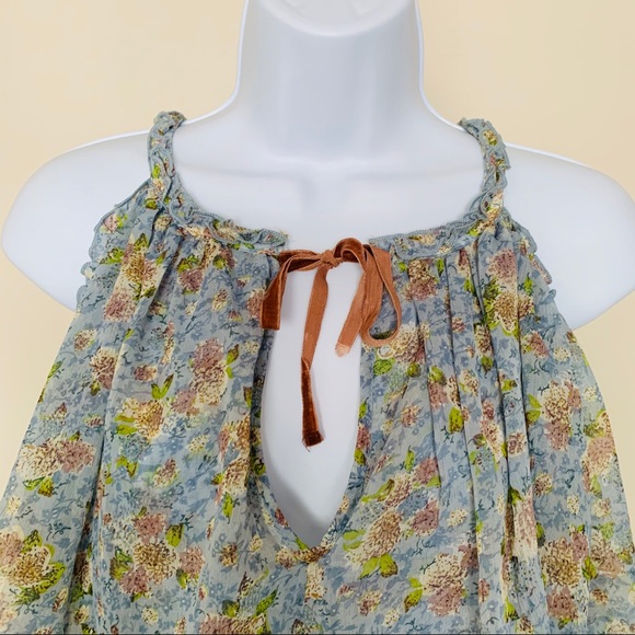 Forever 21 Blue Floral Dress 👗 - Picture 2 of 4